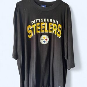 Pittsburgh Steelers black cotton t-s